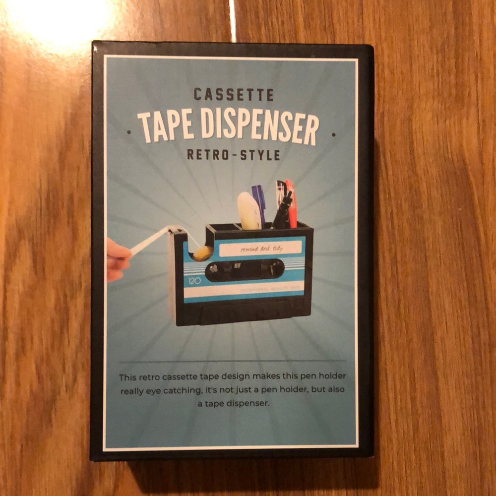 Cassette Tape Dispenser - The Original Fun Workshop Brand